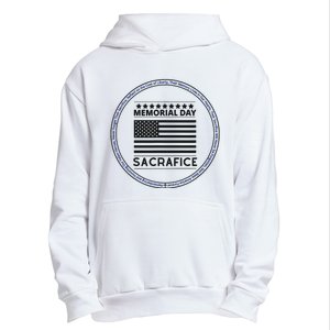 Memorial Day Honor Our Heroes Sacrifice American Flag Bold Urban Pullover Hoodie