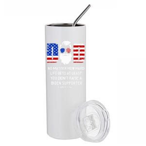 My Dad Happy Father's Day Day No Matter How Hard Life Gets Cute Gift Stainless Steel Tumbler