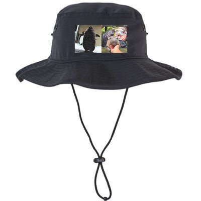 Moo Deng Hippo And Baby Penguin Pesto Bucket Hat