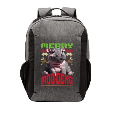 Moo Deng Hippo Ugly Christmas Holiday Cheer Gift Vector Backpack