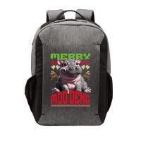 Moo Deng Hippo Ugly Christmas Holiday Cheer Gift Vector Backpack
