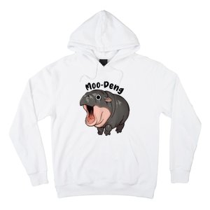 Moo Deng Hippo Baby Pigmy Hippopotamus Zoo Family Hoodie