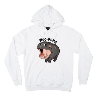 Moo Deng Hippo Baby Pigmy Hippopotamus Zoo Family Hoodie