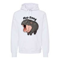 Moo Deng Hippo Baby Pigmy Hippopotamus Zoo Family Premium Hoodie