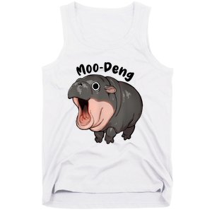 Moo Deng Hippo Baby Pigmy Hippopotamus Zoo Family Tank Top