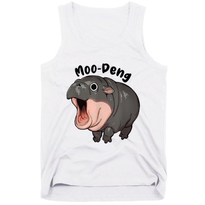 Moo Deng Hippo Baby Pigmy Hippopotamus Zoo Family Tank Top