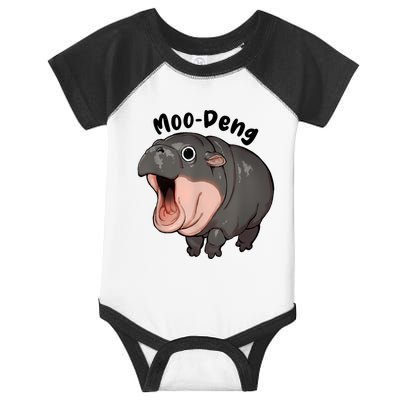 Moo Deng Hippo Baby Pigmy Hippopotamus Zoo Family Infant Baby Jersey Bodysuit