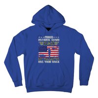 My Daughter Has Your Back Proud National Guard Dad Army Great Gift Hoodie