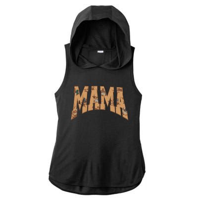 Mama Duck Hunting Ladies PosiCharge Tri-Blend Wicking Draft Hoodie Tank