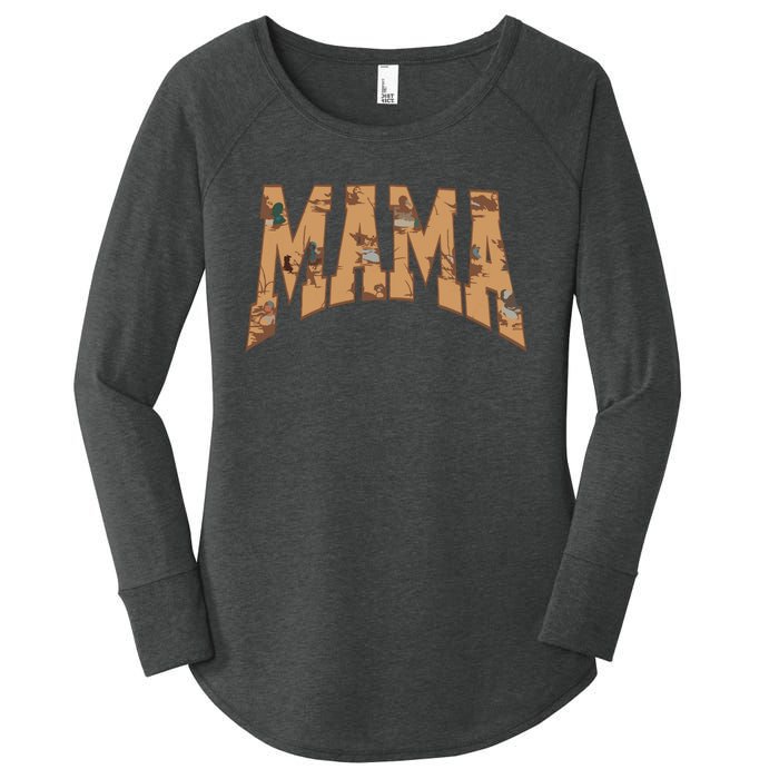 Mama Duck Hunting Women's Perfect Tri Tunic Long Sleeve Shirt