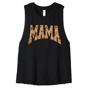 Mama Duck Hunting Women's Racerback Cropped Tank