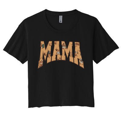 Mama Duck Hunting Women's Crop Top Tee