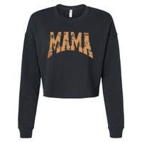 Mama Duck Hunting Cropped Pullover Crew