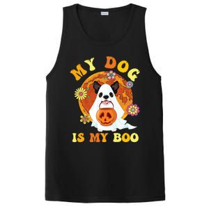 My Dog Is Boo Funny Dog Owner Boo Ghost Lover Halloween Great Gift PosiCharge Competitor Tank