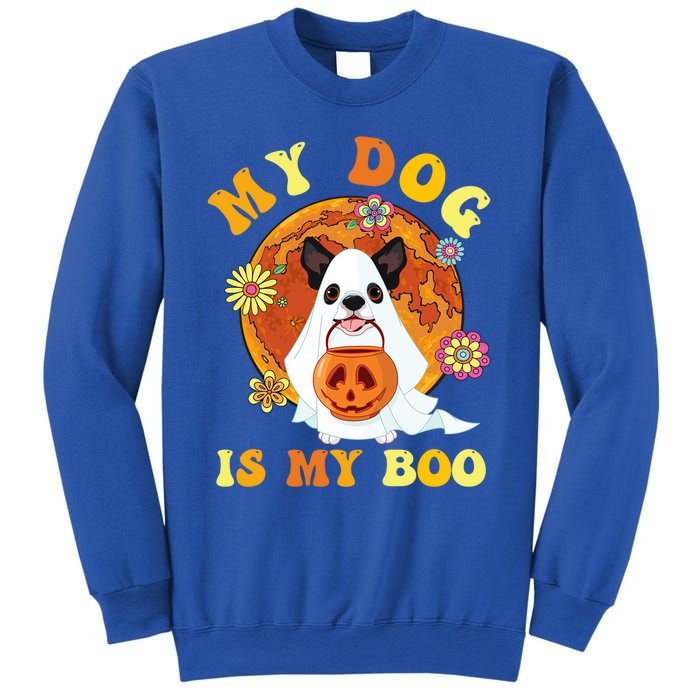 My Dog Is Boo Funny Dog Owner Boo Ghost Lover Halloween Great Gift Sweatshirt