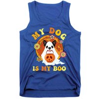 My Dog Is Boo Funny Dog Owner Boo Ghost Lover Halloween Great Gift Tank Top