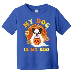 My Dog Is Boo Funny Dog Owner Boo Ghost Lover Halloween Great Gift Toddler T-Shirt