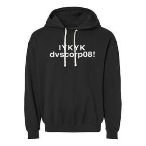 Mark Davis Iykyk Dvscorp08 Garment-Dyed Fleece Hoodie