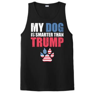 My Dog Is Smarter Than Your President Trump Funny Antigifttrump Gift PosiCharge Competitor Tank