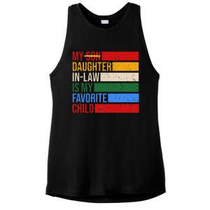 My Daughter In Law Is My Favorite Child Replaced Son Funny Ladies PosiCharge Tri-Blend Wicking Tank