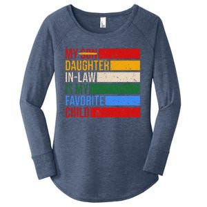 My Daughter In Law Is My Favorite Child Replaced Son Funny Women's Perfect Tri Tunic Long Sleeve Shirt