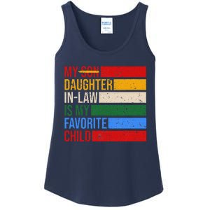 My Daughter In Law Is My Favorite Child Replaced Son Funny Ladies Essential Tank