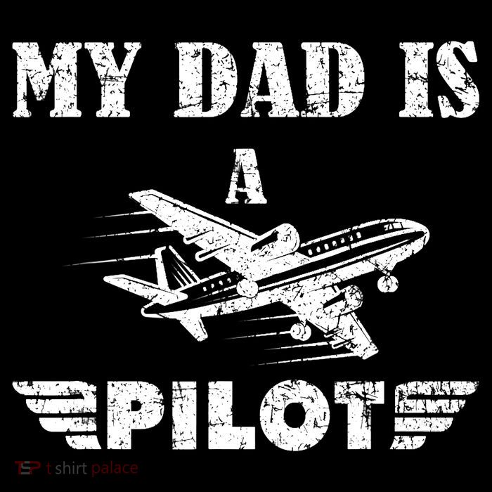 My Dad Is A Pilot Airplane Aviation Pilot's Aeroplane Backpack