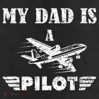 My Dad Is A Pilot Airplane Aviation Pilot's Aeroplane Adult Drive Performance Visor