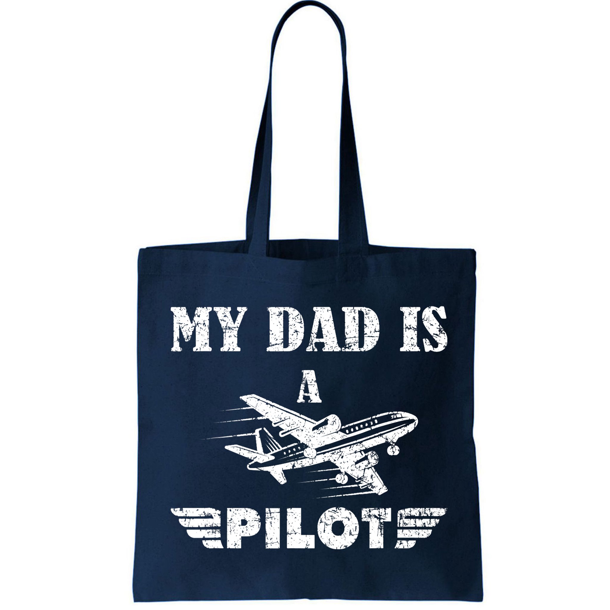 My Dad Is A Pilot Airplane Aviation Pilot's Aeroplane Bag