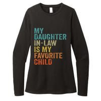 My Daughter In Law Is My Favorite Child Retro Vintage Womens CVC Long Sleeve Shirt