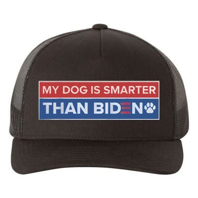 My Dog Is Smarter Than Biden Yupoong Adult 5-Panel Trucker Hat