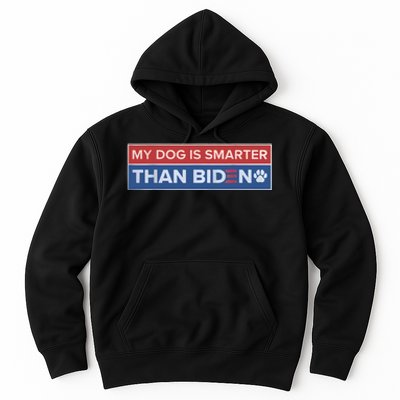 My Dog Is Smarter Than Biden Hoodie