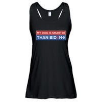 My Dog Is Smarter Than Biden Ladies Essential Flowy Tank