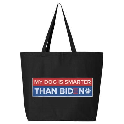 My Dog Is Smarter Than Biden 25L Jumbo Tote