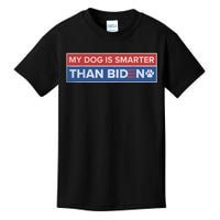 My Dog Is Smarter Than Biden Kids T-Shirt