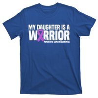 My Daughter Is A Warrior Pancreatic Cancer Awareness Gift T-Shirt