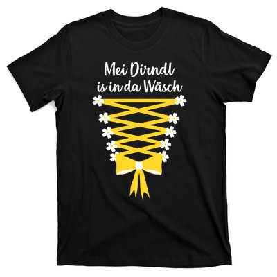 Mei Dirndl Is In Da Wasch Oktoberfest German Drinking Team Beer Lover T-Shirt