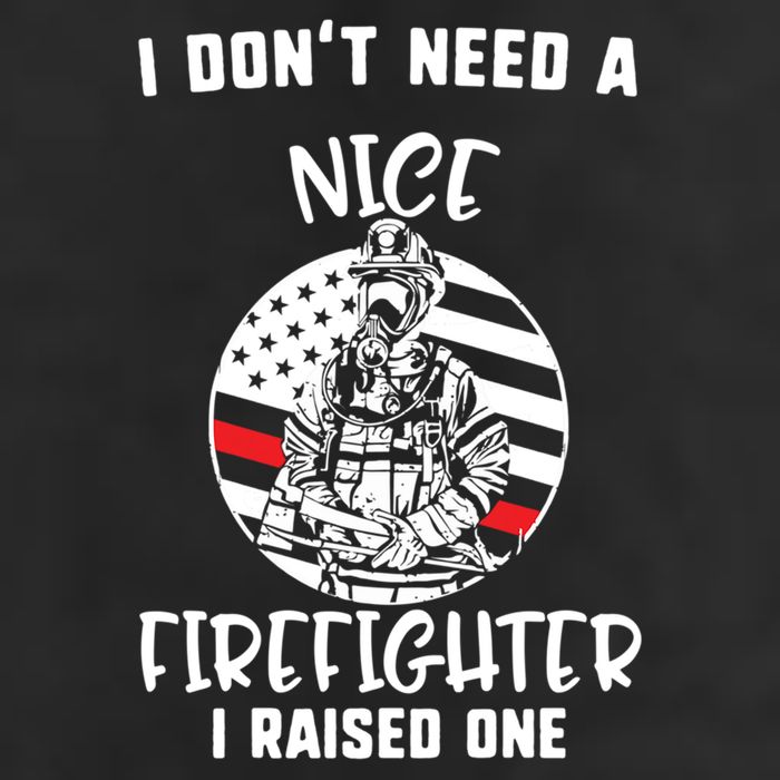 MotherS Day I DonT Need A Nice Firefighter I Raised One Meaningful Gift Large Microfiber Waffle Golf Towel