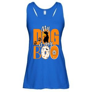 My Dog Is My Boo Funny Ghost Halloween Costume Dog Lover Gift Ladies Essential Flowy Tank