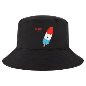 My Dad Is The Bomb Pop Funny Icecream Popsicle Summer Cool Comfort Performance Bucket Hat