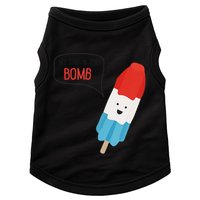 My Dad Is The Bomb Pop Funny Icecream Popsicle Summer Doggie Tank
