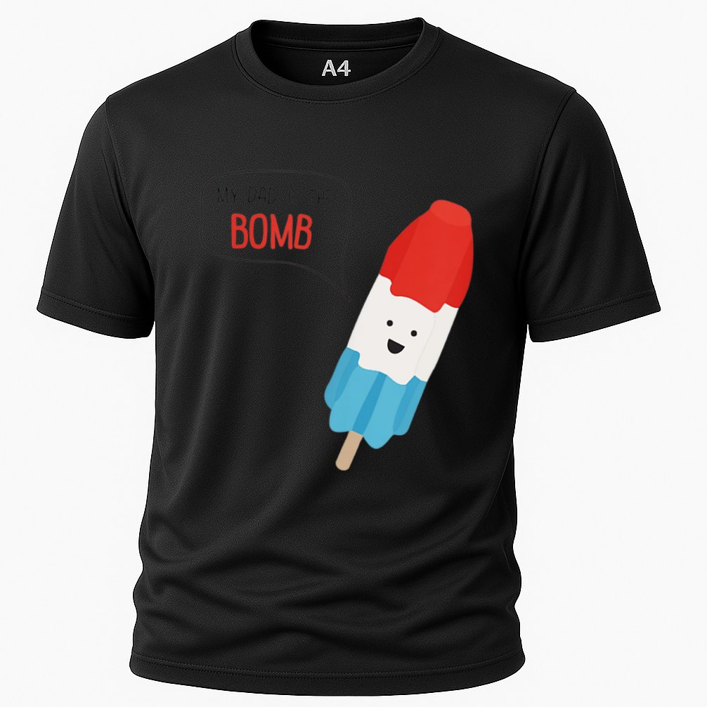 My Dad Is The Bomb Pop Funny Icecream Popsicle Summer Performance Shirt