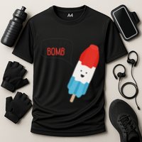 My Dad Is The Bomb Pop Funny Icecream Popsicle Summer Performance Shirt