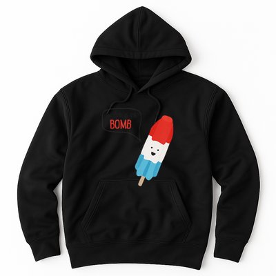 My Dad Is The Bomb Pop Funny Icecream Popsicle Summer Hoodie