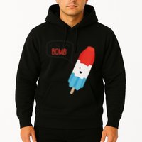 My Dad Is The Bomb Pop Funny Icecream Popsicle Summer Hoodie