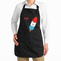 My Dad Is The Bomb Pop Funny Icecream Popsicle Summer Apron