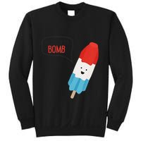 My Dad Is The Bomb Pop Funny Icecream Popsicle Summer Sweatshirt