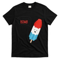 My Dad Is The Bomb Pop Funny Icecream Popsicle Summer T-Shirt