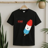 My Dad Is The Bomb Pop Funny Icecream Popsicle Summer T-Shirt