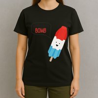 My Dad Is The Bomb Pop Funny Icecream Popsicle Summer T-Shirt